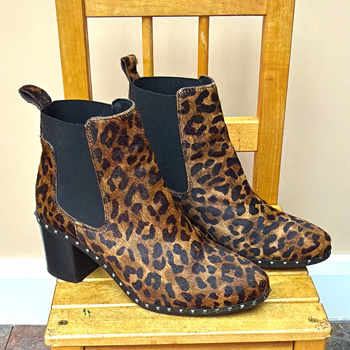 Ladies alpe leopard print pony - leopard,