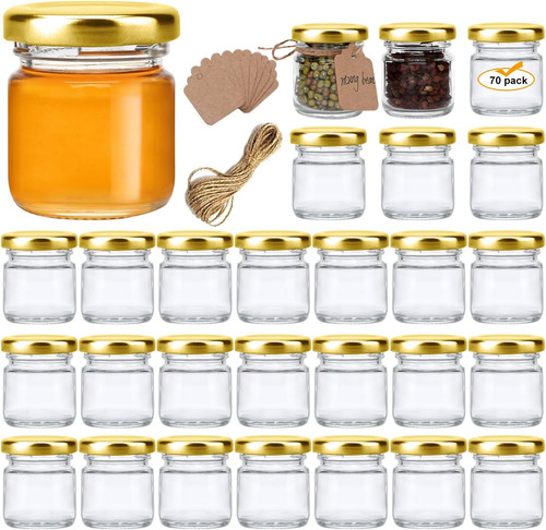 Pack 5oz mini glass - 1.5oz, jars