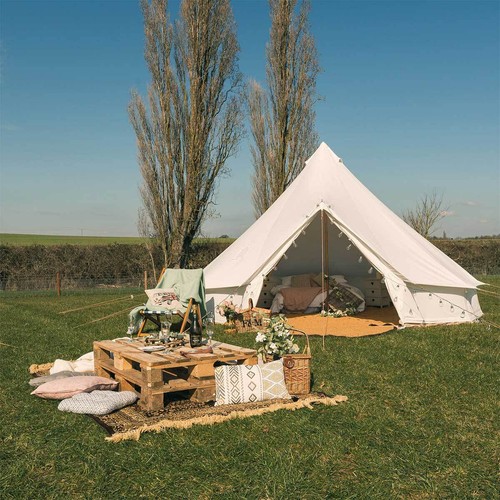 Bell tent with - zipped, pvc