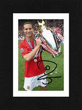 8X6 Mount RIO FERDINAND Signed PHOTO Gift Ready To Frame MANCHESTER UNITED