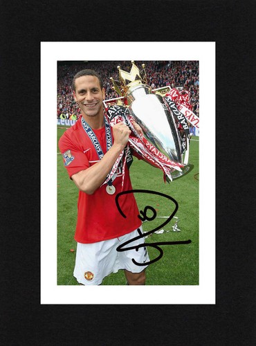 8x6 mount rio ferdinand signed - 8x6,