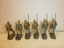 Set of 6 small old Hausser