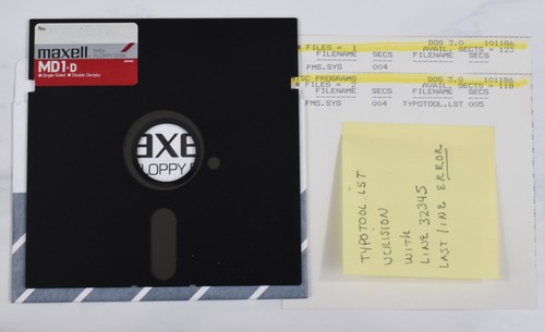 Vintage maxell computer floppy - maxell,