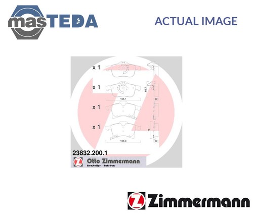 238322001 brake pads - 238322001,