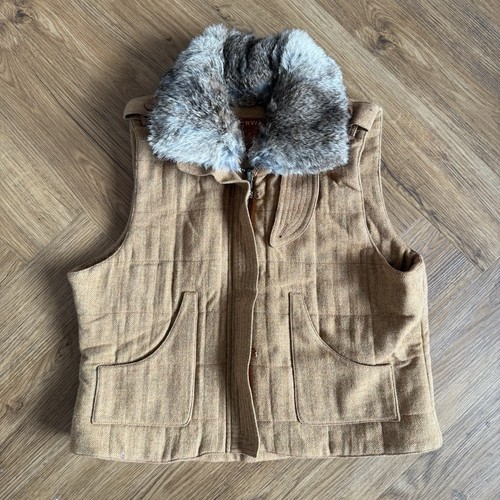 Orvis tweed wool gilet size - tweed,