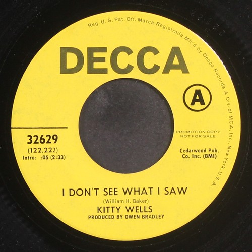 Kitty wells don see - kitty, don't