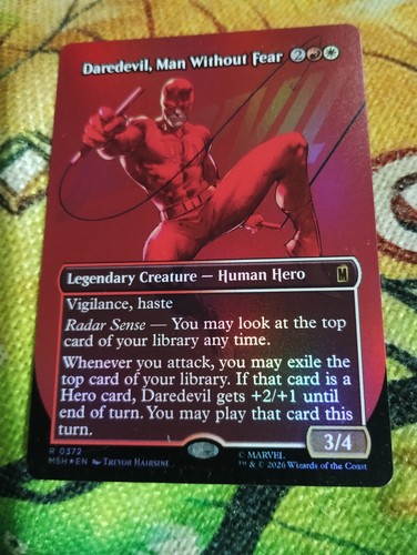 Foil borderless daredevil man - daredevil,,