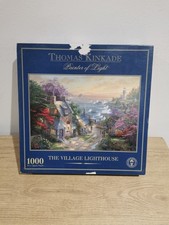 Gibsons Thomas Kinkade, The Village Lighthouse, 1000 Piece Jigsaw Puzzle