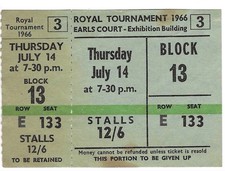 Royal tournament 1966 - royal,