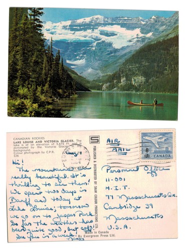 Postcard lake louise - lake,
