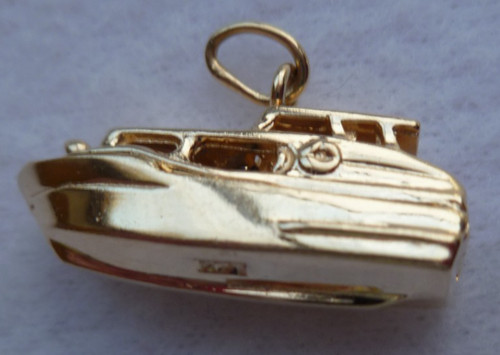 Vintage 14k gold cabin - 14k,