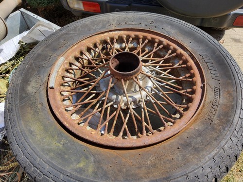 Mgb wire wheel scrap - mgb, &