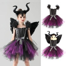 Kids Girls Maleficent Cosplay