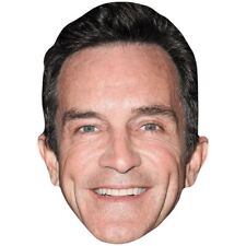 Jeff Probst (Smile) Celebrity Mask, Flat Card Face