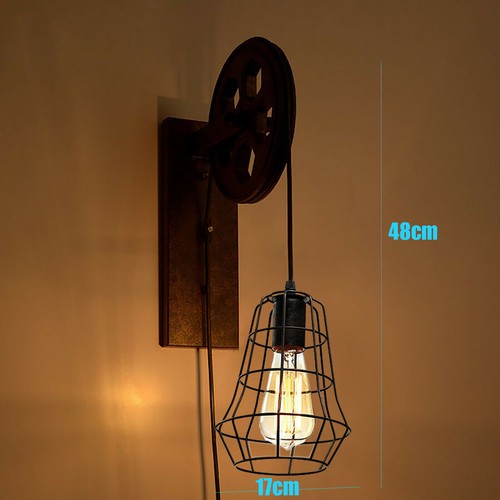 Retro industrial wall light - retro,