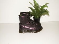 Dr. Martens 1460 metallic purple leather boots 8-eyelet uk 5 eu 38 us 7 (d1107)