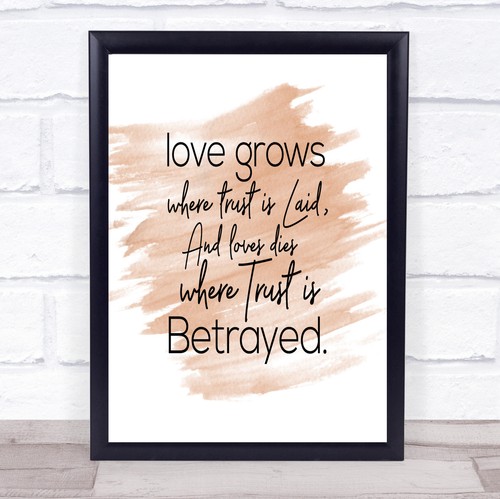 Love grows quote print - love,
