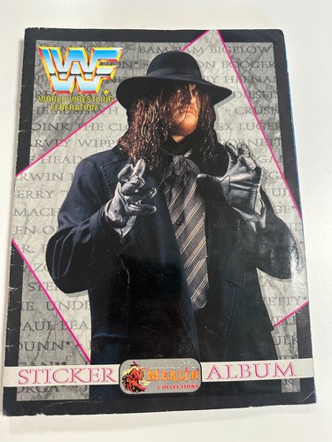Wwf merlin sticker album - merlin, 1993