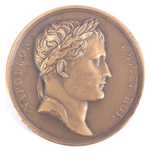Bronze medal napoleon - bronze,