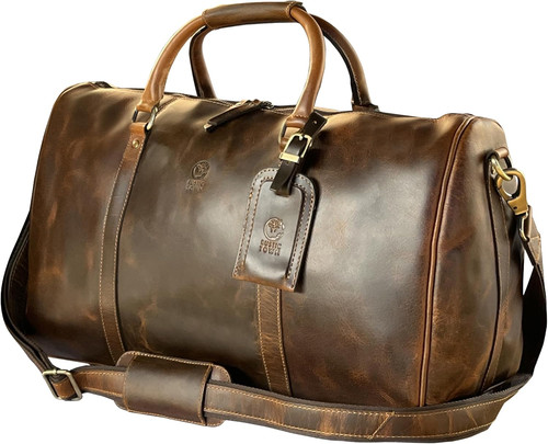 Brown leather weekend - leather,