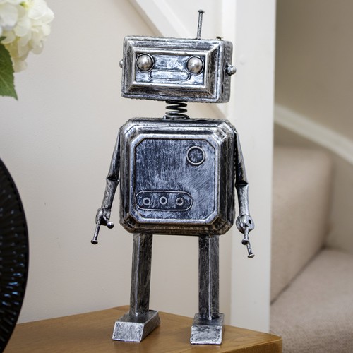 Silver rivet robot - rivet,