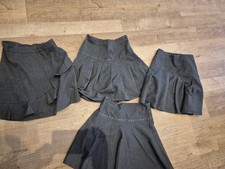 4 Grey School Skirts - Age 7 - Next Matalan