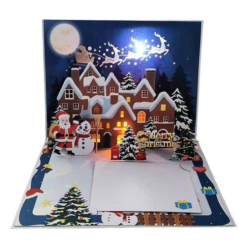 Christmas cards large - cards, 3d