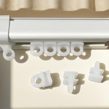 100PCS Curtain track gliders