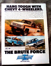 1980 Chevrolet Truck Print Ad