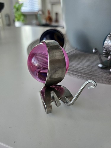 Handmade fork snail - handmade, sculpture