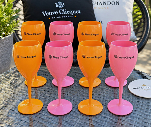 Veuve clicquot pink orange - pink, &