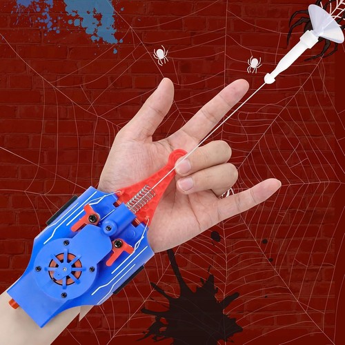 Blue spider web launchers - blue,