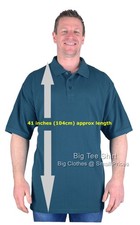 Big Mens BTS Jones EXTRA TALL LONG Polo Shirts 2XL 3XL 4XL 5XL 6XL 7XL 8XL