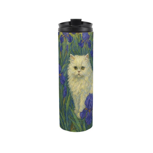 Van gogh irises cat - irises,
