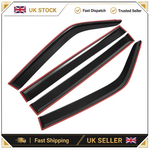 Black wind deflectors door - wind,