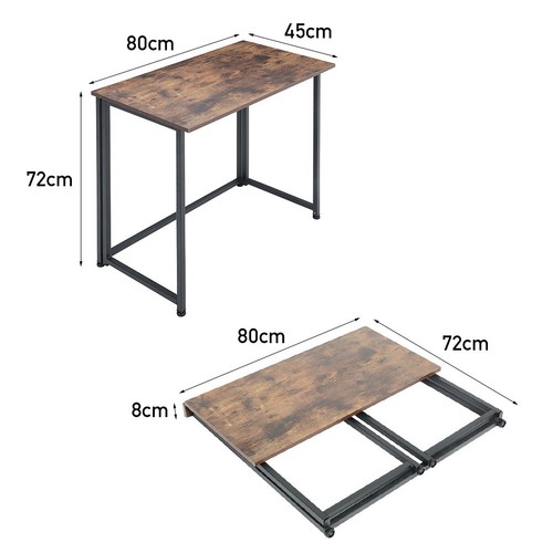 Folding computer desk - desk, laptop