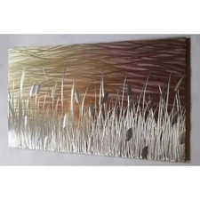 Modern abstract metal wall