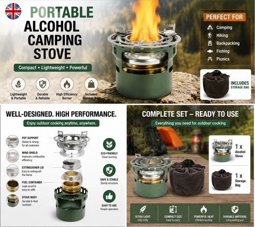 Alcohol stove camping - stove,