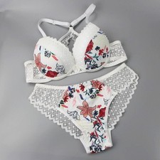 UK Sexy Lace Floral Padded Bra