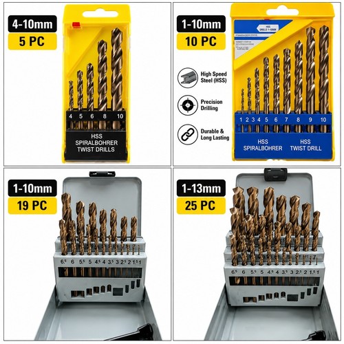 Drill bit set - set, cobalt