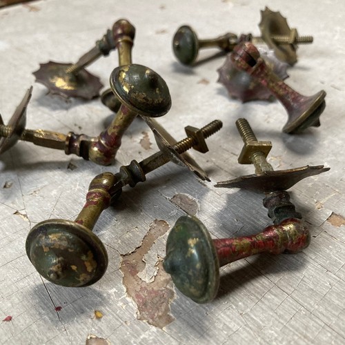 Antique brass pendant drop - 6,