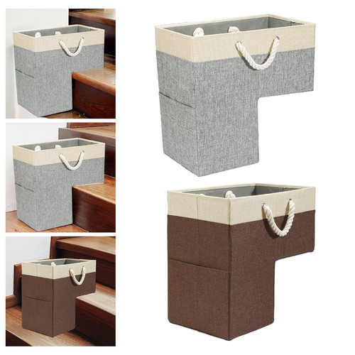 Staircase baskets with handles - with,