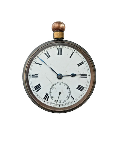 Antique swiss gents - antique, gunmetal