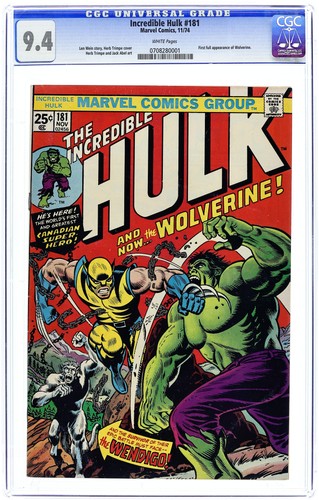 Incredible hulk 181 - hulk, 9.4