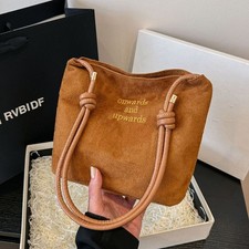 Suede Shoulder Bags Rope