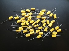 JOBLOT 50 x PHILIPS CHICKLET 0.15uF 150nF 250v CAPACITOR VALVE AMP RADIO AA-218