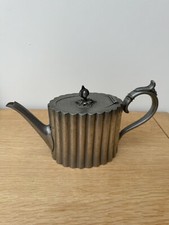 Vintage Philip Ashberry & Sons Pewter Tea Pot (Expansion Bottom)