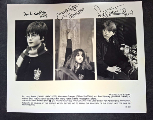 Harry potter cast signed - potter,