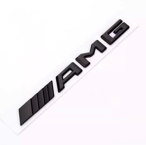 Amg badge emblem chrome - badge, silver