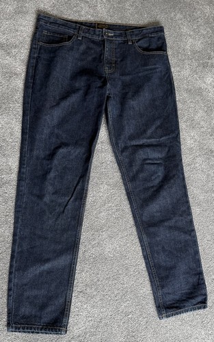 Men dark blue jeans - dark,
